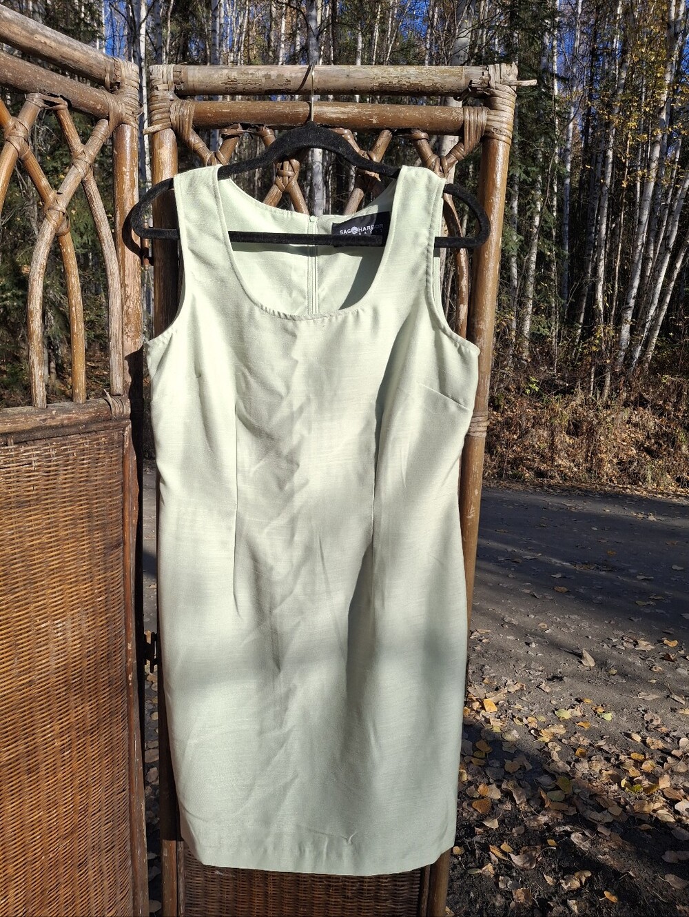 Sag Harbor Vintage 90s Green Dress